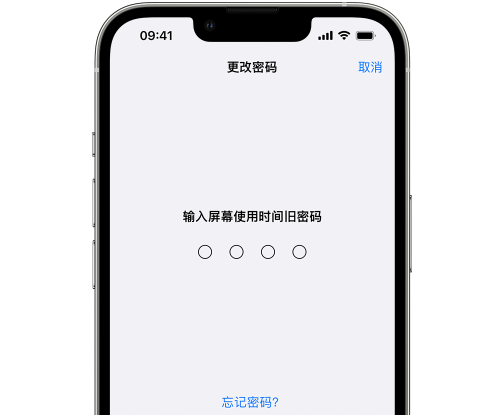 黑河iPhone屏幕维修分享iPhone屏幕使用时间密码忘记了怎么办 