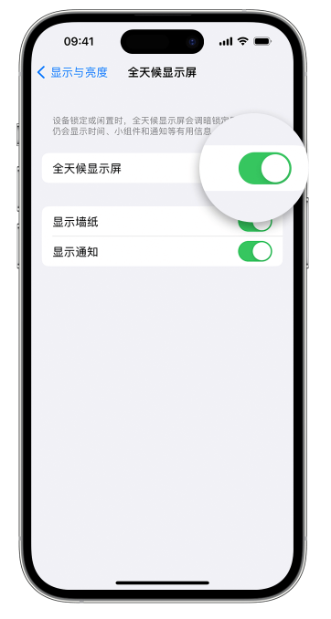 黑河苹果14维修店分享如何自定义 iPhone 14 Pro 常亮显示屏 