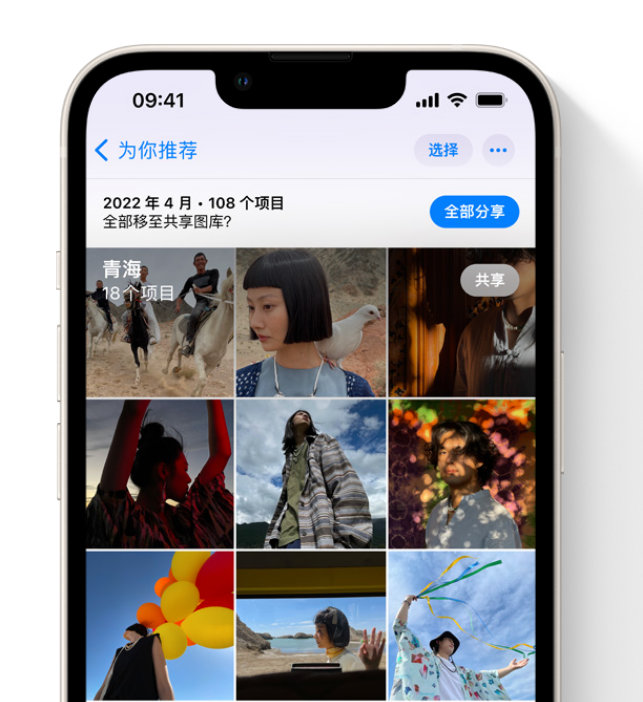 黑河苹果维修网点分享在 iPhone 上使用共享图库 