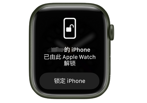 黑河苹果手机维修分享用 AppleWatch 解锁配备面容 ID 的 iPhone方法 