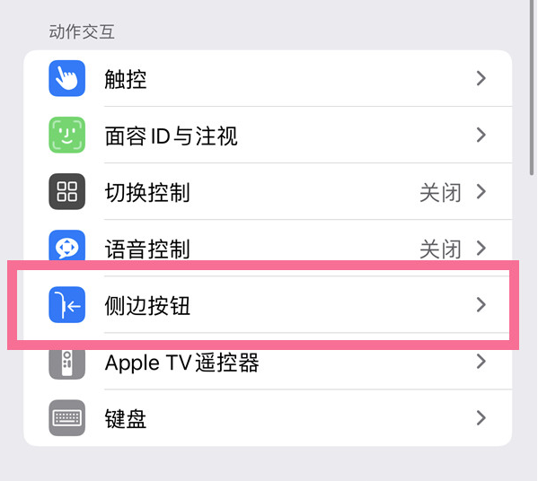 黑河苹果14维修店分享iPhone14 Plus侧键双击下载功能关闭方法 