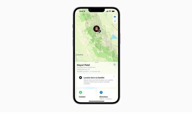 黑河苹果14维修分享iPhone14系列中 FindMy功能通过卫星分享位置方法教程 