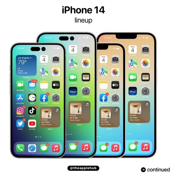黑河苹果14维修分享iPhone 14全家福 